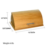Load image into Gallery viewer, Home Basics Bamboo Bread Box $25 EACH, CASE PACK OF 4

