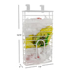 Load image into Gallery viewer, Home Basics Over the Cabinet  Plastic Bag Organizer, White $8.00 EACH, CASE PACK OF 6

