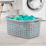 Load image into Gallery viewer, Sterilite Weave Laundry Basket / Cement $15.00 EACH, CASE PACK OF 6
