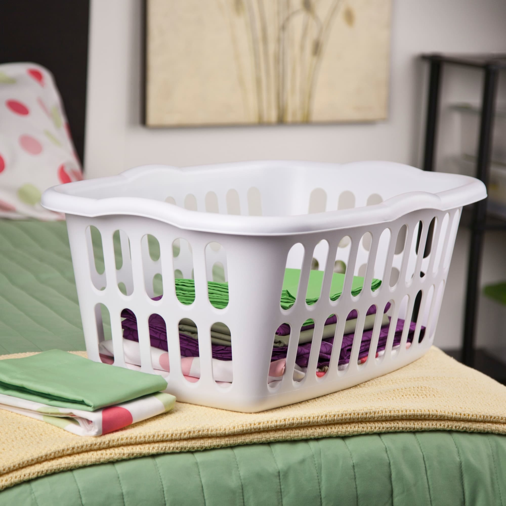 Sterilite 1.5 Bushel / 53 Liter Rectangular Laundry Basket $6.00 EACH, CASE PACK OF 12