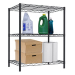 Load image into Gallery viewer, Home Basics 3 Tier Metal Multi-Purpose Free-Standing Heavy Duty Shelf, Black $30.00 EACH, CASE PACK OF 4
