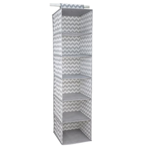 Home Basics Chevron 6 Shelf Closet Organizer $6 EACH, CASE PACK OF 1