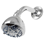 Load image into Gallery viewer, Home Basics Refresh High Pressure Full Coverage 5 Function Fixed Shower Head, Chrome $5.00 EACH, CASE PACK OF 12
