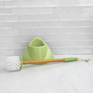 Home Basics Bamboo Collection Toilet Brush Holder Set, Green $4.00 EACH, CASE PACK OF 12
