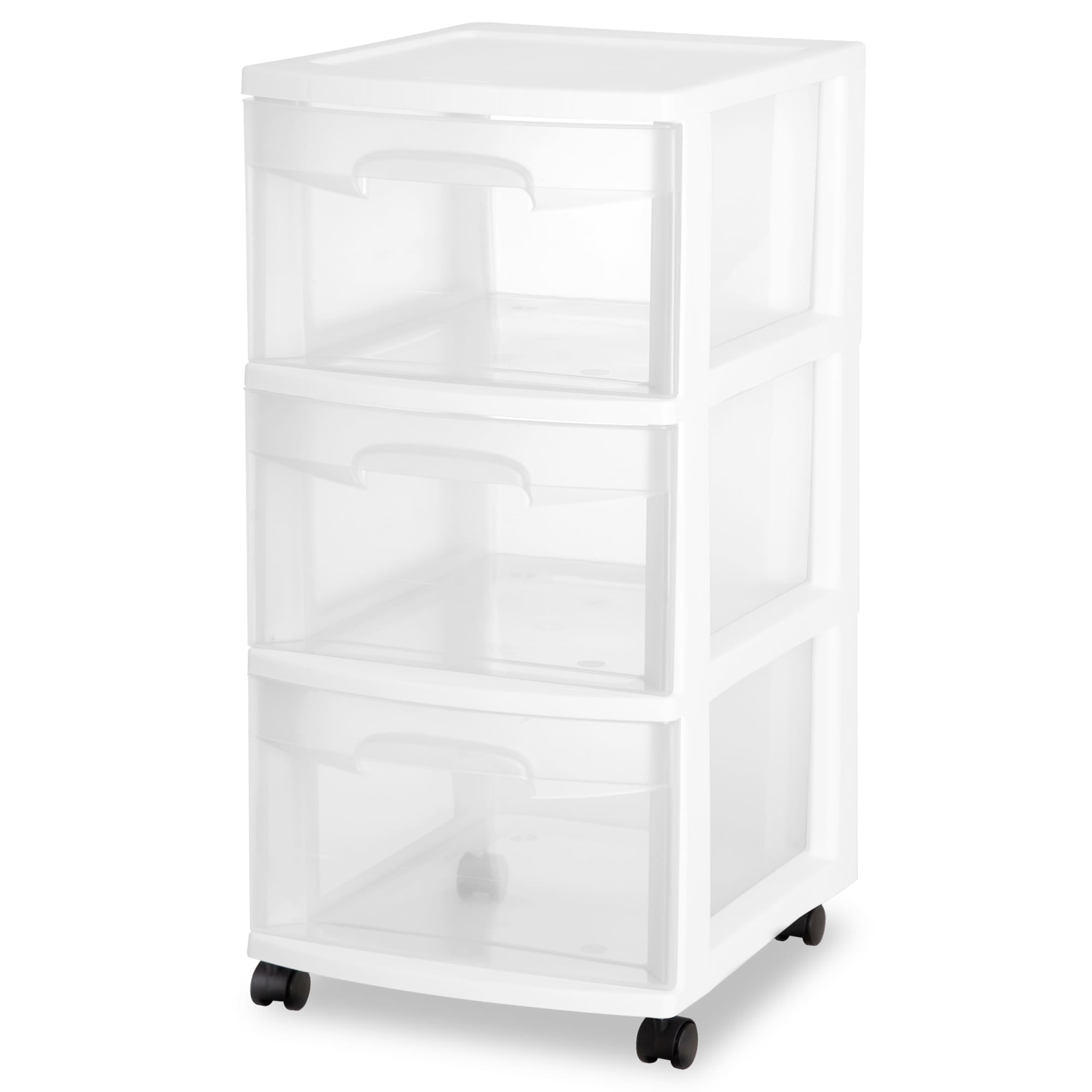 Sterilite 3 Drawer Cart, White $35.00 EACH, CASE PACK OF 2