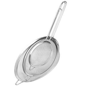 Home Basics Ultra Fine Mesh Stainless Steel Strainer Set, Silver $6.00 EACH, CASE PACK OF 12