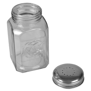 Home Basics Bistro 3.8 oz. Tabletop Glass Salt and Pepper Shakers, (Set of 2), Clear $2 EACH, CASE PACK OF 24