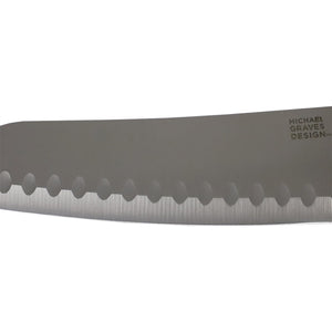 Michael Graves Design Comfortable Grip 7 Inch Stainless Steel Santoku Knife, Indigo $4.00 EACH, CASE PACK OF 24