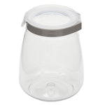 Load image into Gallery viewer, Home Basics 64 oz. Plastic Flip Top Container, Clear
 $5.00 EACH, CASE PACK OF 6
