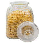 Load image into Gallery viewer, Home Basics Panama Collection 118 oz. Medium Glass Jar $5 EACH, CASE PACK OF 6
