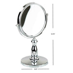 Load image into Gallery viewer, Home Basics Nadia Double Sided Cosmetic Mirror, Chrome $15.00 EACH, CASE PACK OF 6
