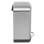 Load image into Gallery viewer, Michael Graves Design Soft Close 12 Liter Step On Stainless Steel Waste Bin, Silver $30 EACH, CASE PACK OF 4

