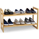 Load image into Gallery viewer, Home Basics Bamboo Shoe Rack $20.00 EACH, CASE PACK OF 4
