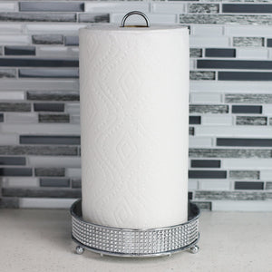 Home Basics Pave Free Standing Paper Towel Holder, Chrome $5.00 EACH, CASE PACK OF 12
