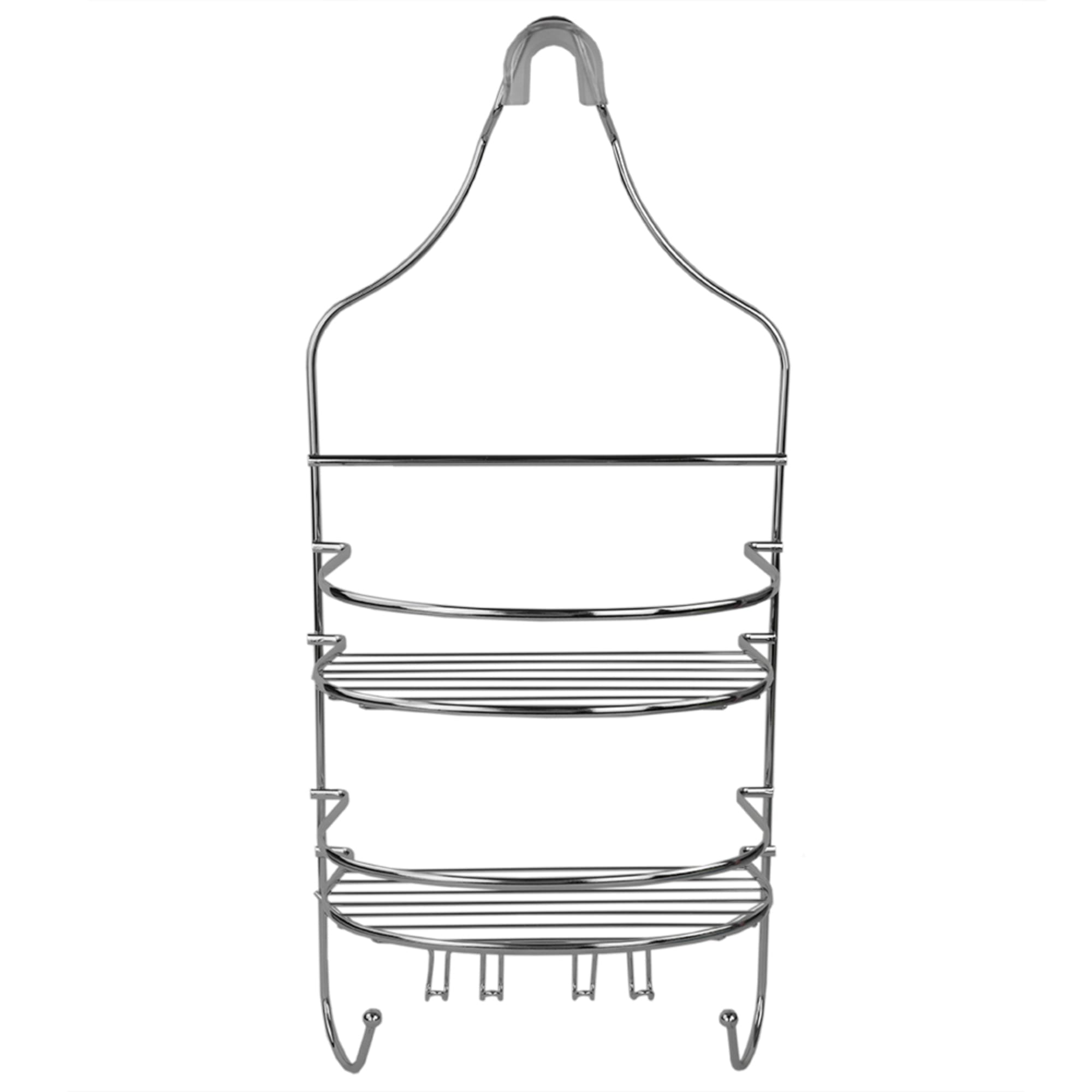 Home Basics Chrome Plated Steel Flat Wire Shower Caddy $6.00 EACH, CASE PACK OF 12