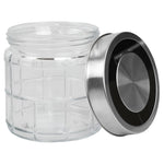 Load image into Gallery viewer, Home Basics Chex Collection 22 oz. Small Glass Canister  $2.00 EACH, CASE PACK OF 12
