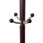 Load image into Gallery viewer, Home Basics Coat Rack with Heavy Duty Marble Base, Mahogany $25.00 EACH, CASE PACK OF 1
