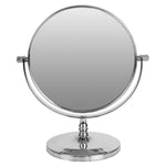 Load image into Gallery viewer, Home Basics Countertop and Tabletop Dual Sided Cosmetic Mirror, Chrome $8 EACH, CASE PACK OF 12
