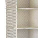 Load image into Gallery viewer, Home Basics Blossom  Collection 6 Shelf Closet Organizer, Gold $5.00 EACH, CASE PACK OF 12
