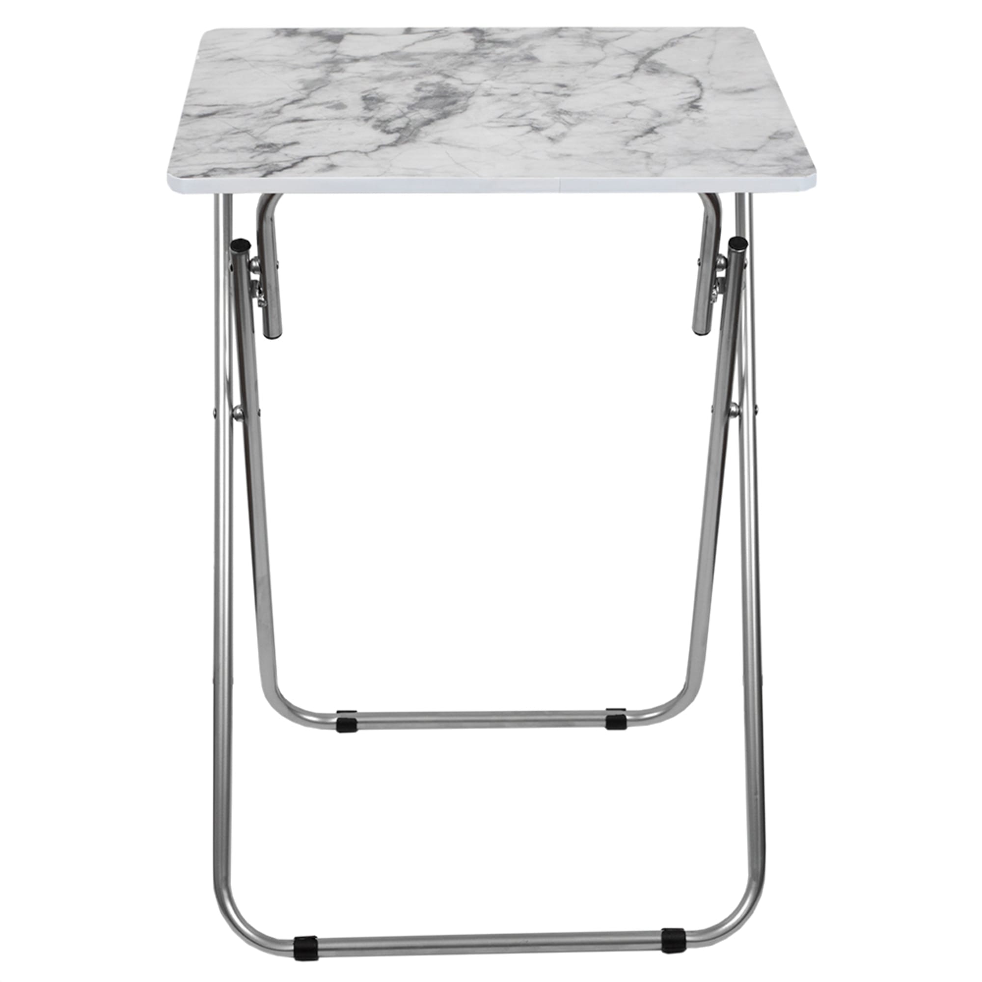 Home Basics Marble Design Multi-Purpose Foldable Table, Grey/White $15.00 EACH, CASE PACK OF 6