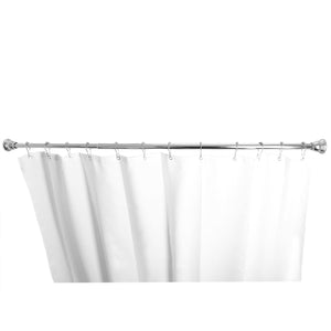 Home Basics Empire 47-72” Adjustable Tension Mounted Straight Steel Shower Curtain Rod, Chrome $12.00 EACH, CASE PACK OF 12