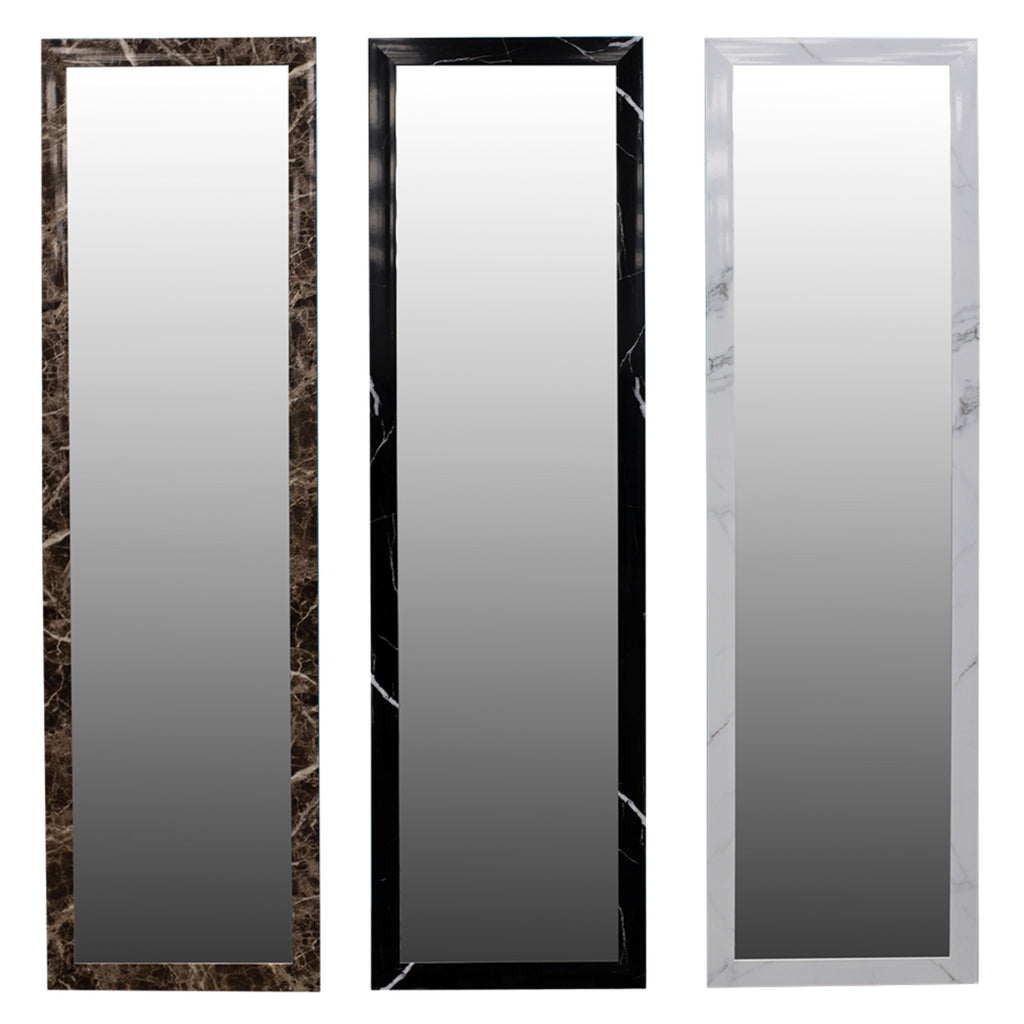 Home Basics Marble Full Length Over the Door Mirror - Assorted Colors