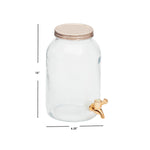 Load image into Gallery viewer, Home Basics 1 Gallon Beverage Dispenser with Copper Lid and Spigot $10.00 EACH, CASE PACK OF 6
