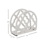 Load image into Gallery viewer, Home Basics Lattice Collection Cast Iron Napkin Holder, White $6.00 EACH, CASE PACK OF 6
