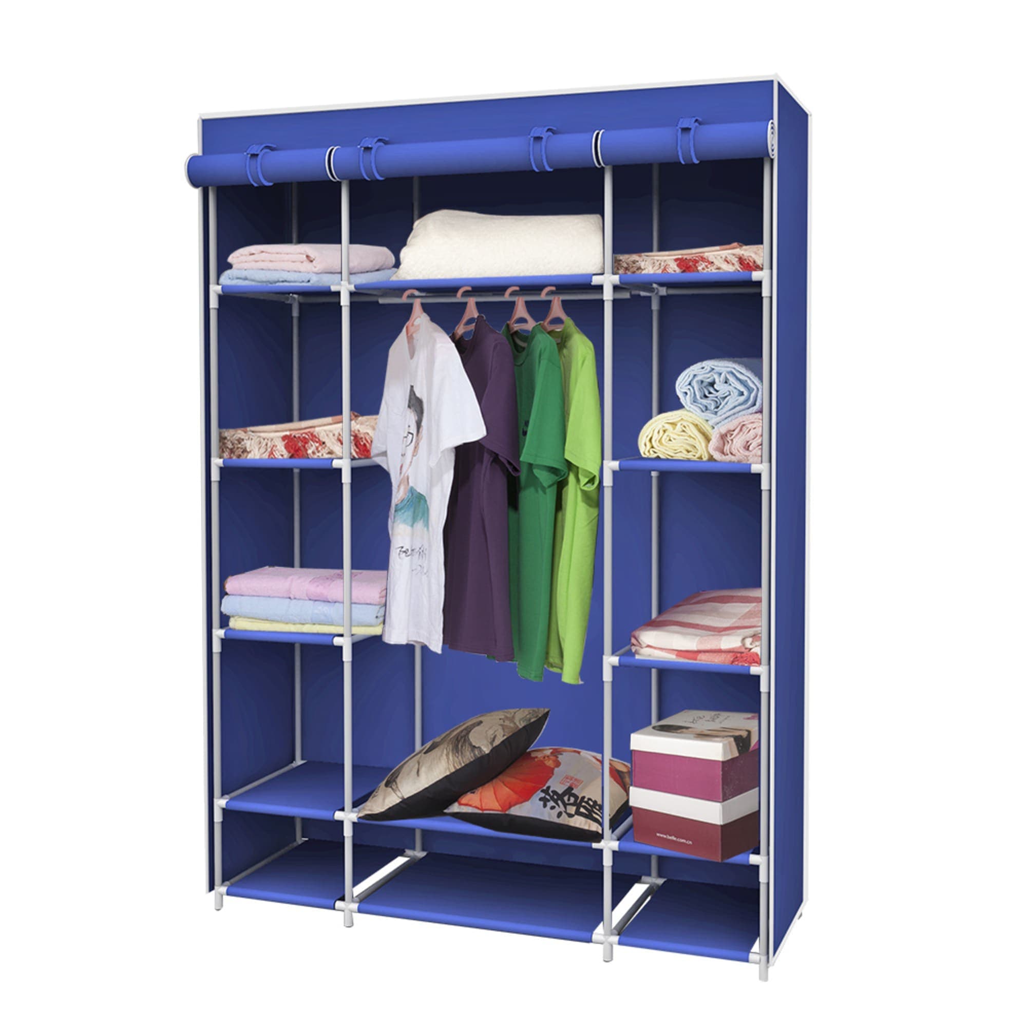 Home Basics Non-Woven Free-Standing Storage Closet, Navy $30.00 EACH, CASE PACK OF 4