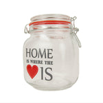 Load image into Gallery viewer, Home Basics Home is Where the Heart Is 34 oz. Glass Jar $2.50 EACH, CASE PACK OF 12
