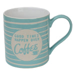 Load image into Gallery viewer, Home Basics It&#39;s Coffee Time 6 Piece Mug Set with Stand, Multi-Color $15 EACH, CASE PACK OF 6
