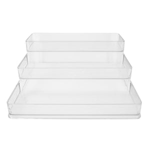 Home Basics 3 Tier Plastic Spice Rack, Clear $4.00 EACH, CASE PACK OF 12
