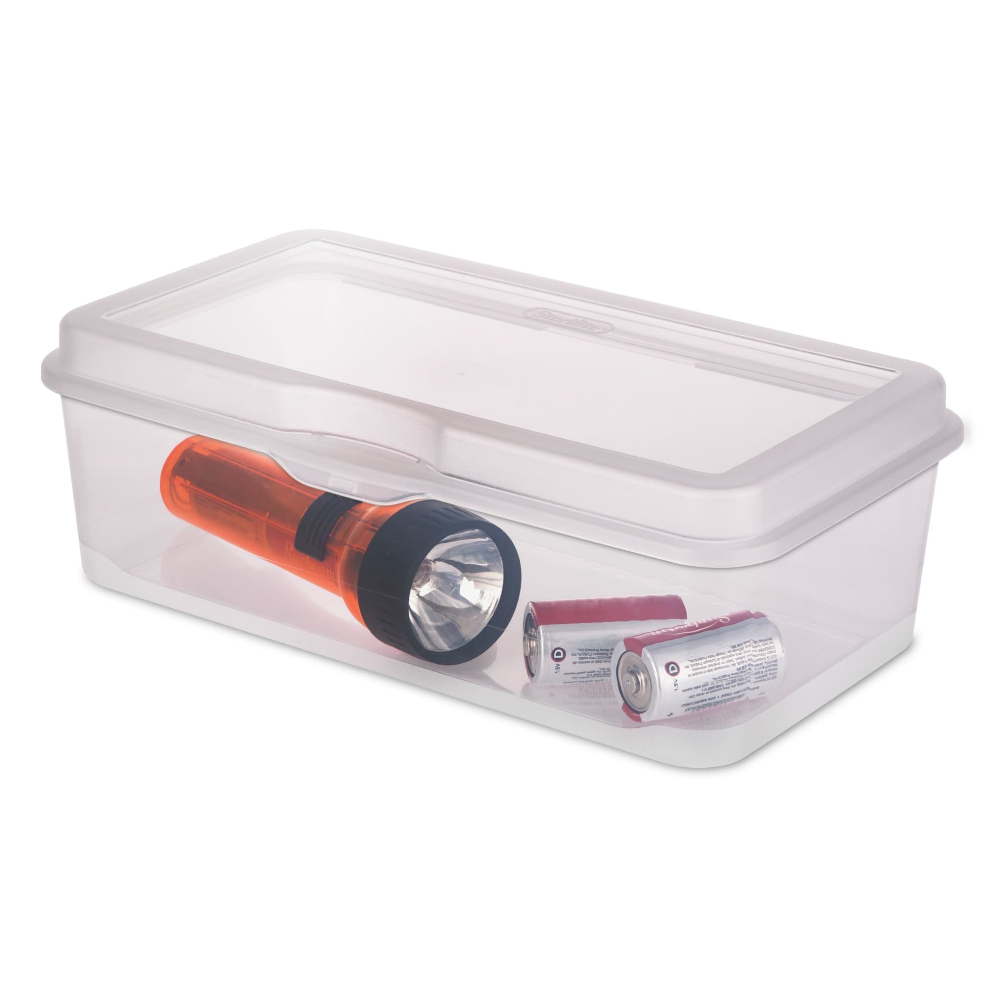 Sterilite Large FlipTop Plastic Storage Container $4.00 EACH, CASE PACK OF 6