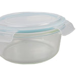 Load image into Gallery viewer, Home Basics 59 oz. Round Borosilicate Glass Food Storage Container with  Leak-Proof and Air-Tight Plastic Locking Lid $7.00 EACH, CASE PACK OF 12
