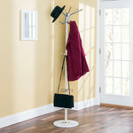 Load image into Gallery viewer, Home Basics Coat Rack with Heavy Duty Marble Base, Natural $25.00 EACH, CASE PACK OF 1
