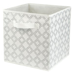 Load image into Gallery viewer, Home Basics  Metallic Storage Bin, Silver - Assorted Colors
