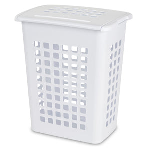 Sterilite Rectangular LiftTop Laundry Hamper $15.00 EACH, CASE PACK OF 4