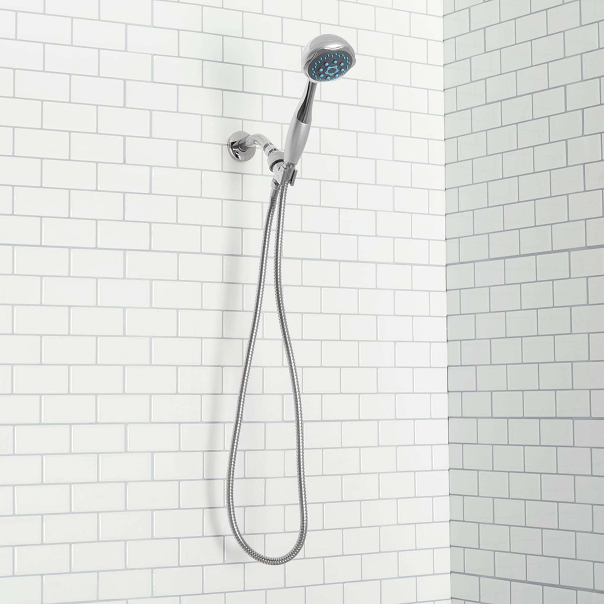 Home Basics Deluxe Handheld 5 Function Shower Massager with 5 FT. Hose, Chrome $12.00 EACH, CASE PACK OF 12