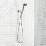 Load image into Gallery viewer, Home Basics Deluxe Handheld 5 Function Shower Massager with 5 FT. Hose, Chrome $12.00 EACH, CASE PACK OF 12

