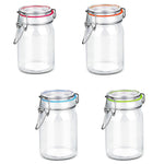 Load image into Gallery viewer, Home Basics Mini Glass Canister - Assorted Colors
