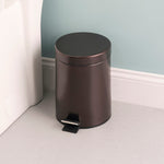 Load image into Gallery viewer, Home Basics 5 Liter Round Waste Bin, Bronze $8.00 EACH, CASE PACK OF 6
