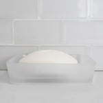 Load image into Gallery viewer, Home Basics Frosted Rubberized Plastic Soap Dish $2.50 EACH, CASE PACK OF 12
