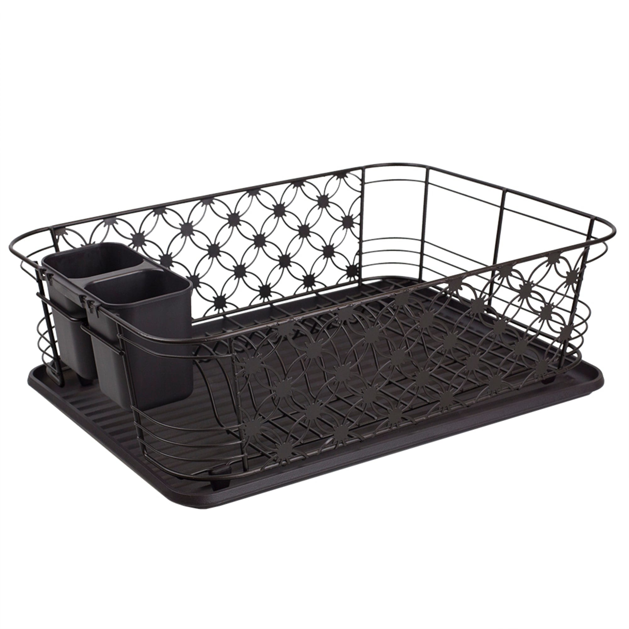 Home Basics 3 Piece Decorative Wire Steel Dish Rack, Bronze $15.00 EACH, CASE PACK OF 6