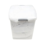 Load image into Gallery viewer, Home Basics 60 Liter Plastic Storage Container with lid, Clear $15.00 EACH, CASE PACK OF 6
