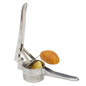Home Basics Stainless Steel  Handheld  Potato Masher Ricer, Silver $6.00 EACH, CASE PACK OF 24