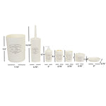 Load image into Gallery viewer, Home Basics Paris Collection 7 Piece Bath Ensemble, Beige $10 EACH, CASE PACK OF 12
