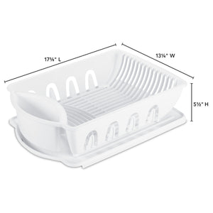 Sterilite Large 2 Piece Sink Set, White $12.00 EACH, CASE PACK OF 6