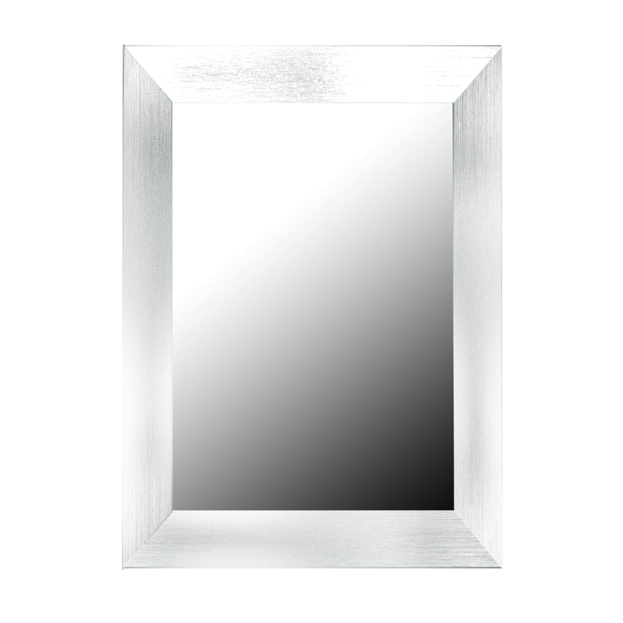 Home Basics Contemporary Rectangle Wall Mirror, Silver $5.00 EACH, CASE PACK OF 6