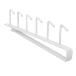 Load image into Gallery viewer, Home Basics 6 Hook Vinyl Coated Under the Shelf Rack, White $2.00 EACH, CASE PACK OF 12
