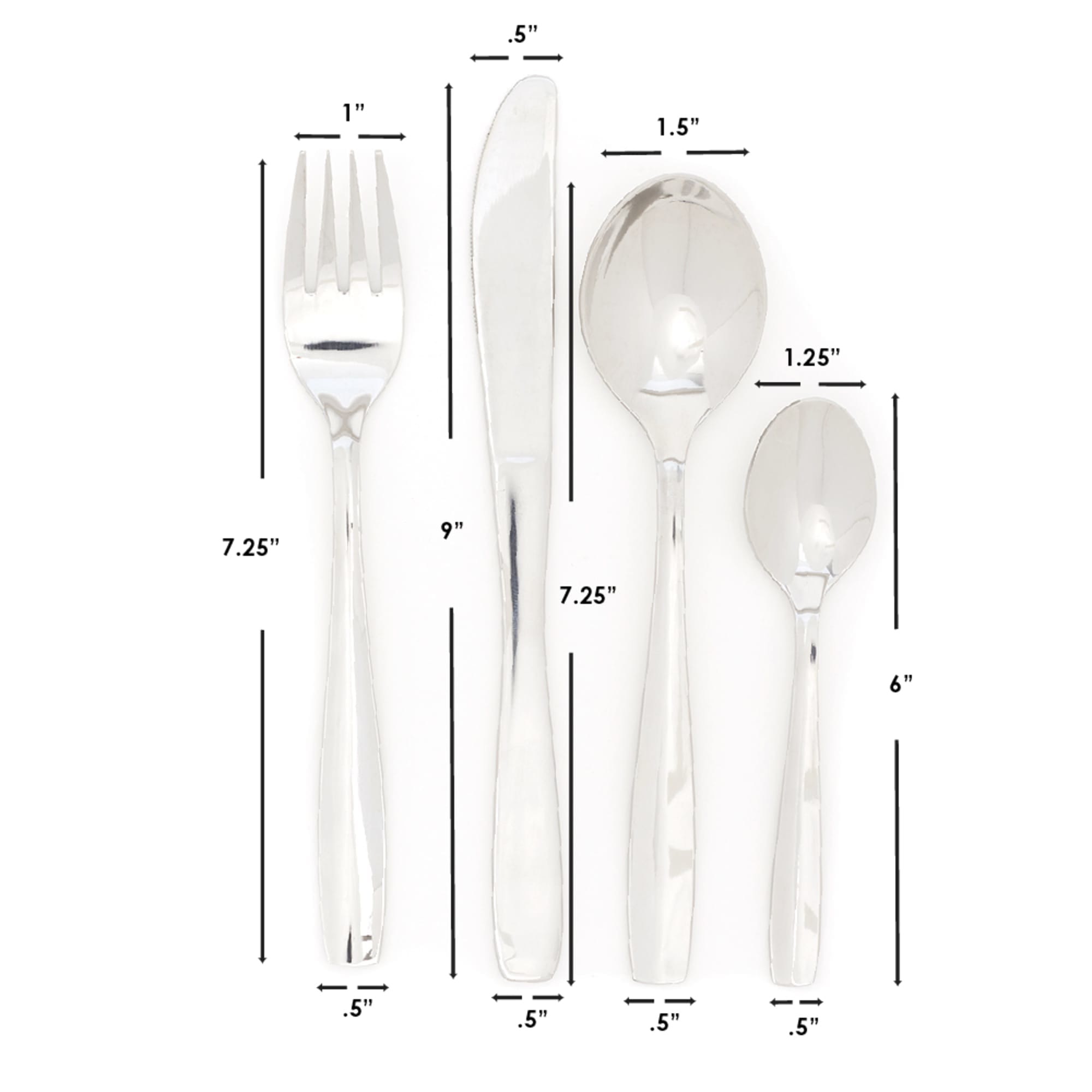 Home Basics Delight 16 Piece Stainless Steel Flatware Set $8.00 EACH, CASE PACK OF 12